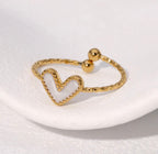 Set anillos Cuore