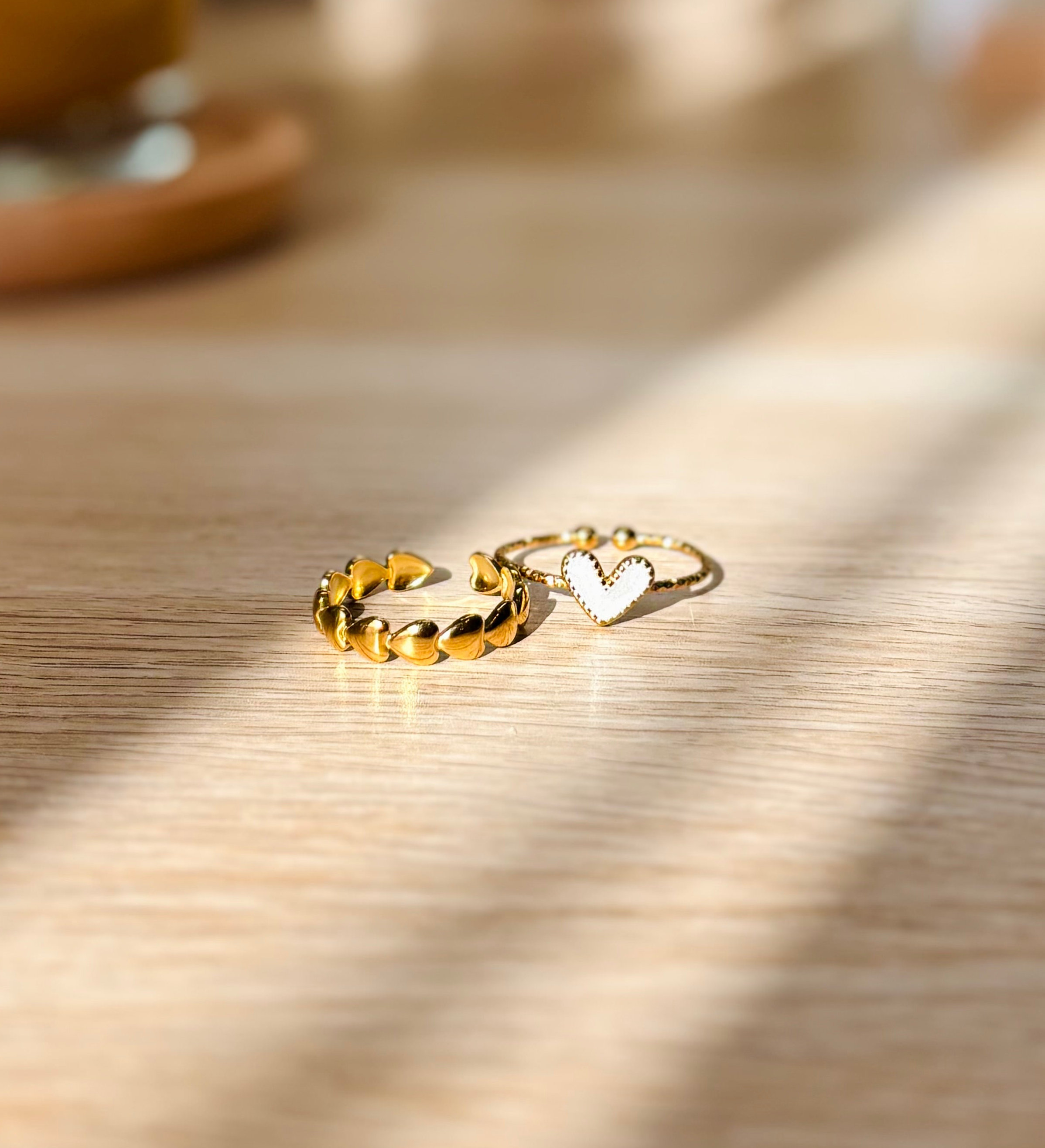 Set anillos Cuore