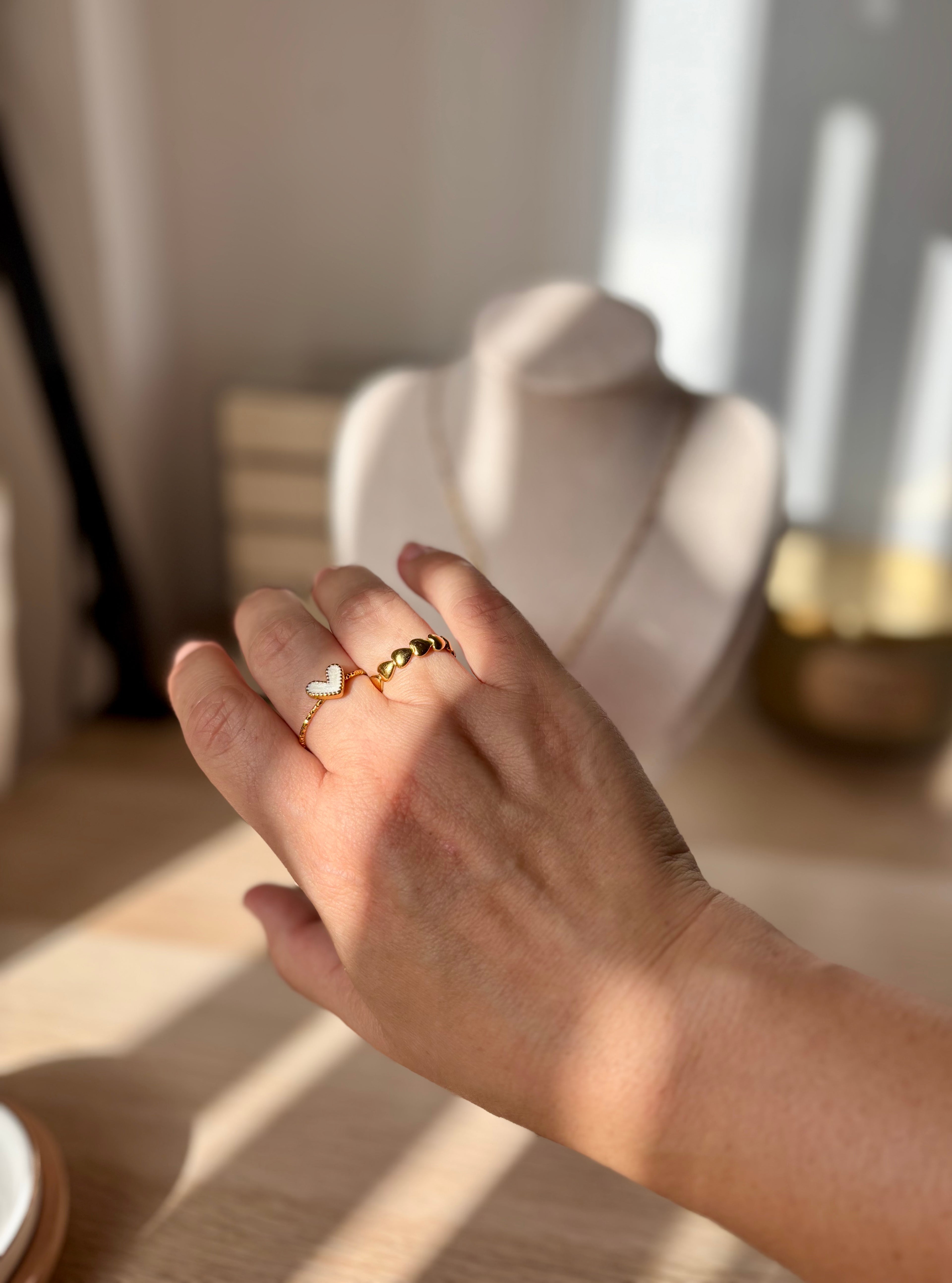 Set anillos Cuore