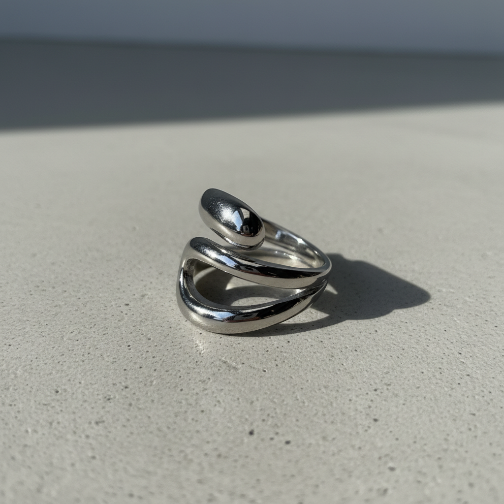 Anillo sobre concreto